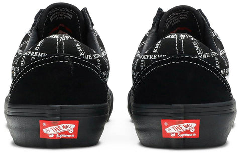 VANS SHOES VANS X SUPREME OLD SKOOL PRO BLACK VN0A45JC2YW