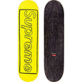 SUPREME ACCESSORIES SUPREME KAWS CHALK LOGO SKATEBOARD DECK YELLOW