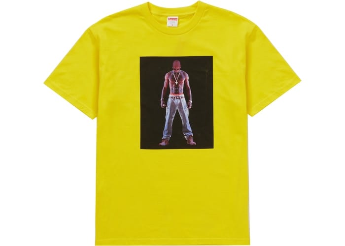 SUPREME CLOTHING SUPREME TUPAC TEE JAUNE