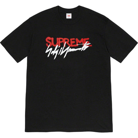 SUPREME CLOTHING SUPREME X YOHJI YAMAMOTO LOGO TEE BLACK