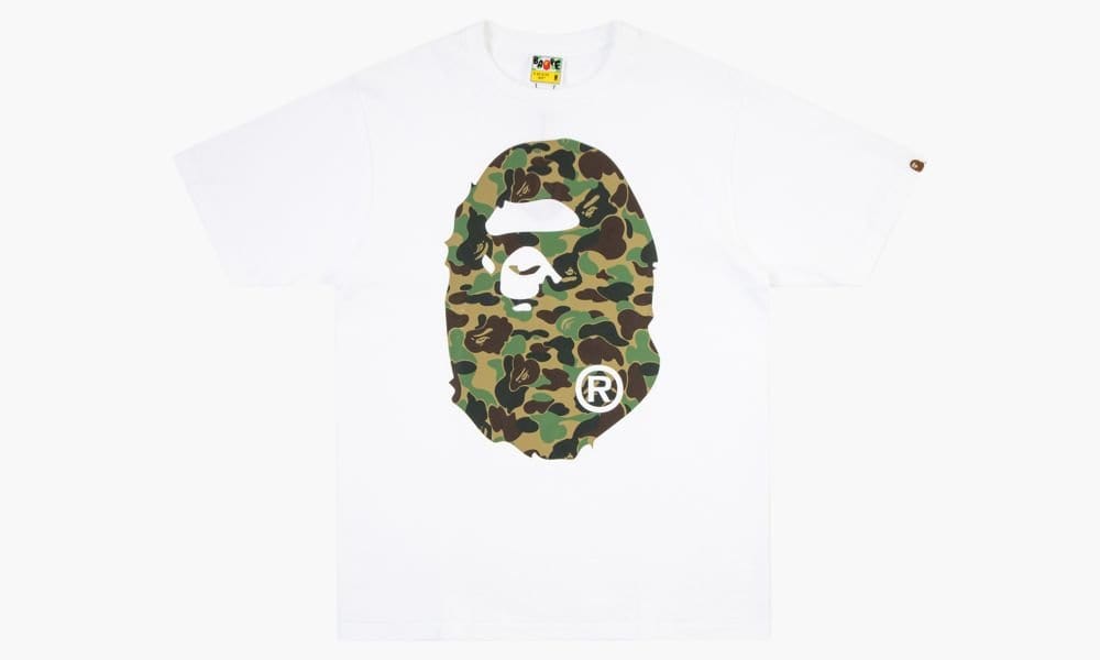 BAPE Clothing BAPE ABC CAMO TEE WHITE/GREEN BAABCG
