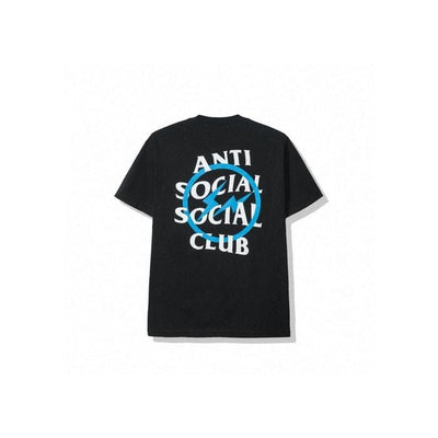 ANTI SOCIAL SOCIAL CLUB Clothing ANTI SOCIAL SOCIAL CLUB x FRAGMENT BLUE BOLT TEE BLACK