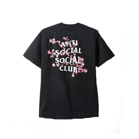 ANTI SOCIAL SOCIAL CLUB Clothing ANTI SOCIAL SOCIAL CLUB CHERRY BLOSSOM TEE BLACK