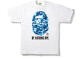 BAPE Clothing BAPE ABC CAMO TEE WHITE/BLUE