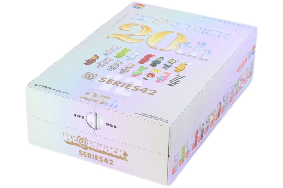 BEARBRICK ACCESSORIES BEARBRICK 100% SERIES 42 MYSTERY BOXES IhzdZBc0x