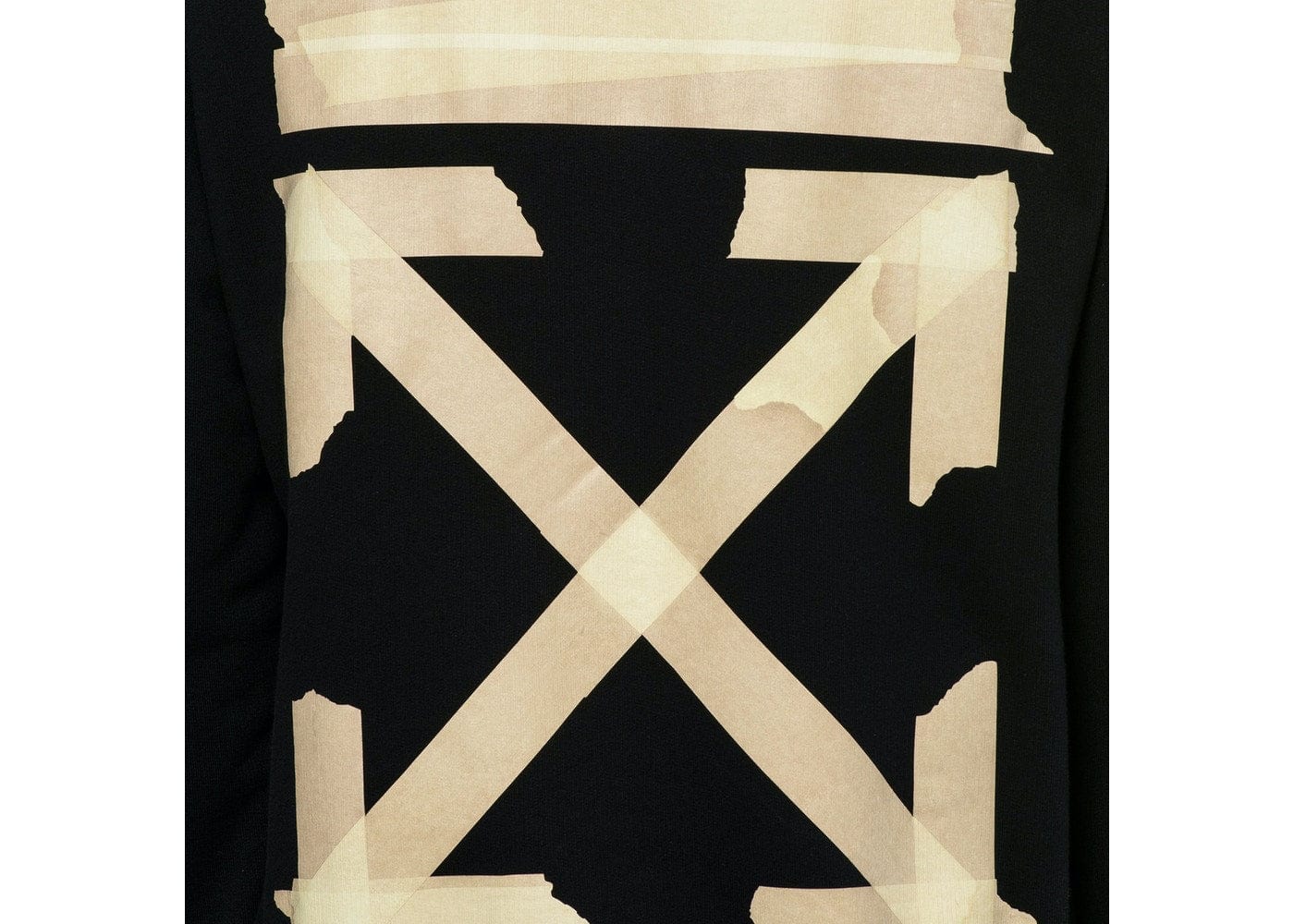 OFF WHITE CLOTHING OFF WHITE BLACK TAPE ARROW CREWNECK