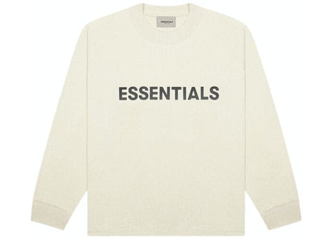 ESSENTIALS CLOTHING ESSENTIALS FOG 3D SILICON LONG SLEEVE BUTTERCREAM