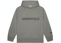 ESSENTIALS CLOTHING ESSENTIALS FOG 3D SILICON HOODIE CHARCOAL