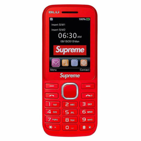 SUPREME ACCESSORIES SUPREME BLU SMARTPHONE RED