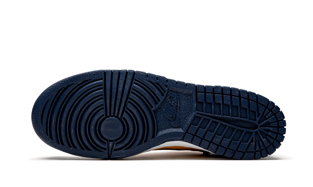 NIKE X OFF WHITE DUNK LOW UNIVERSITY GOLD NAVY ONE OF A KIND