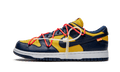 NIKE SHOES NIKE X OFF WHITE DUNK LOW UNIVERSITY GOLD / NAVY CT0856700