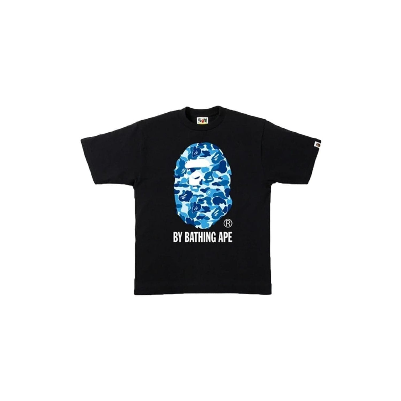 BAPE CLOTHING BAPE BIG APE HEAD CAMO TEE BLACK / BLUE