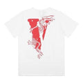 VLONE CLOTHING VLONE X CLOT STAPLE TEE WHITE/RED