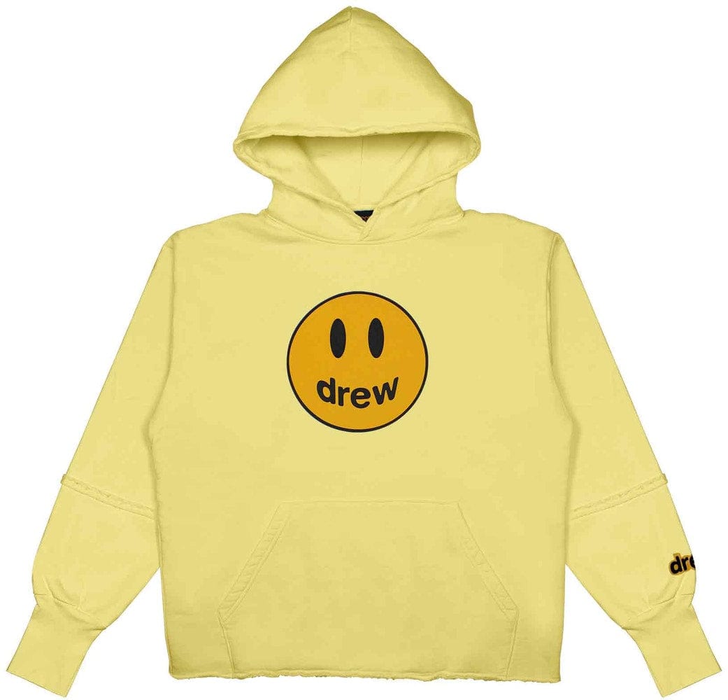 DREW HOUSE CLOTHING DREW HOUSE DECONSTRUCTED MASCOT HOODIE LIGHT YELLOW