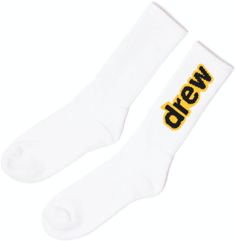 DREW HOUSE ACCESSORIES DREW HOUSE SECRET SOCKS WHITE