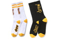 DREW HOUSE DREW HOUSE THEODORE + SCRIBBLE SOCKS (2 PACK)
