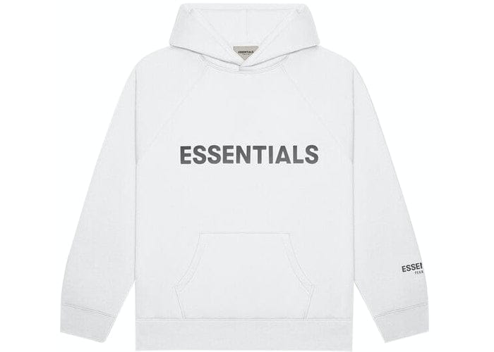 VÊTEMENTS ESSENTIALS ESSENTIALS FOG 3D SILICON HOODIE BLANC