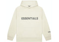 ESSENTIALS CLOTHING ESSENTIALS FOG 3D SILICON HOODIE BUTTERCREAM