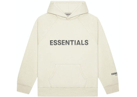 ESSENTIALS CLOTHING ESSENTIALS FOG 3D SILICON HOODIE BUTTERCREAM