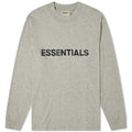 ESSENTIALS CLOTHING ESSENTIALS  FOG LONG SLEEVE DARK HEATHER GREY