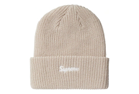 SUPREME ACCESSORIES SUPREME LOOSE GAUGE BEANIE TAUPE