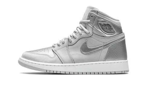 JORDAN SHOES JORDAN 1 CO. JP METALLIC SILVER