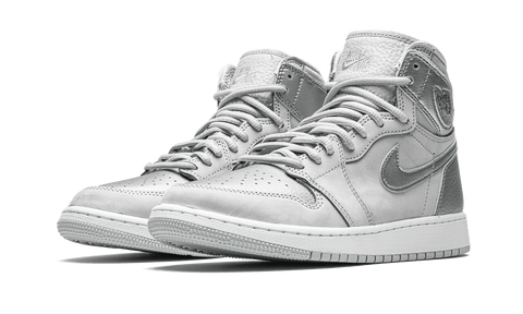 JORDAN SHOES JORDAN 1 CO. JP METALLIC SILVER