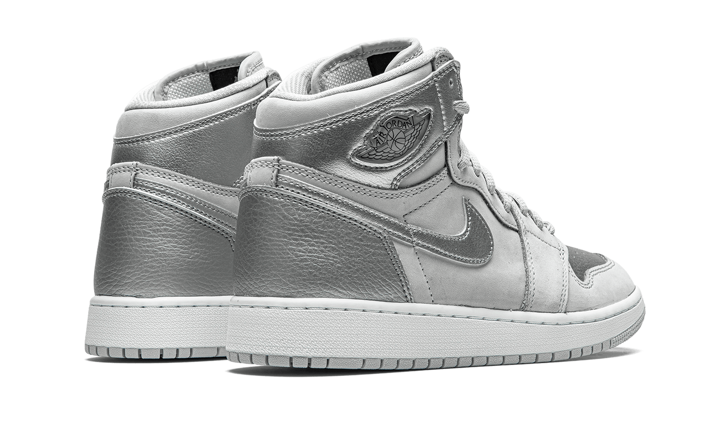JORDAN SHOES JORDAN 1 CO. JP METALLIC SILVER