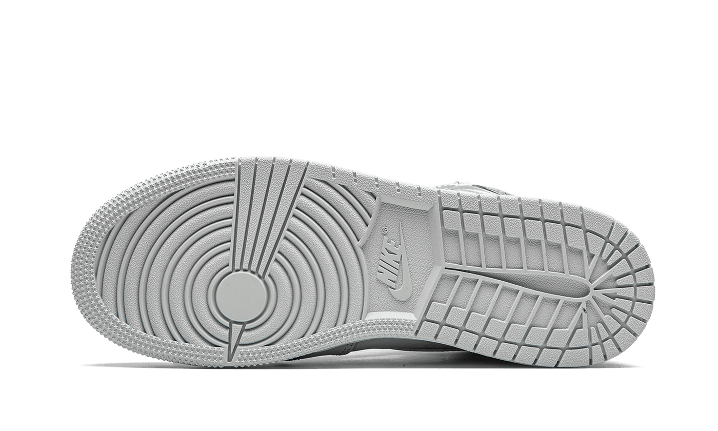 JORDAN SHOES JORDAN 1 CO. JP METALLIC SILVER