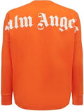 PALM ANGELS CLOTHING PALM ANGELS CLASSIC LOGO LONG SLEEVE ORANGE