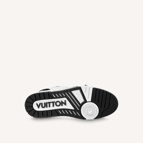 LOUIS VUITTON SHOES LOUIS VUITTON TRAINER MONOGRAM DENIM BLACK