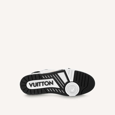 LOUIS VUITTON SHOES LOUIS VUITTON TRAINER MONOGRAM DENIM BLACK
