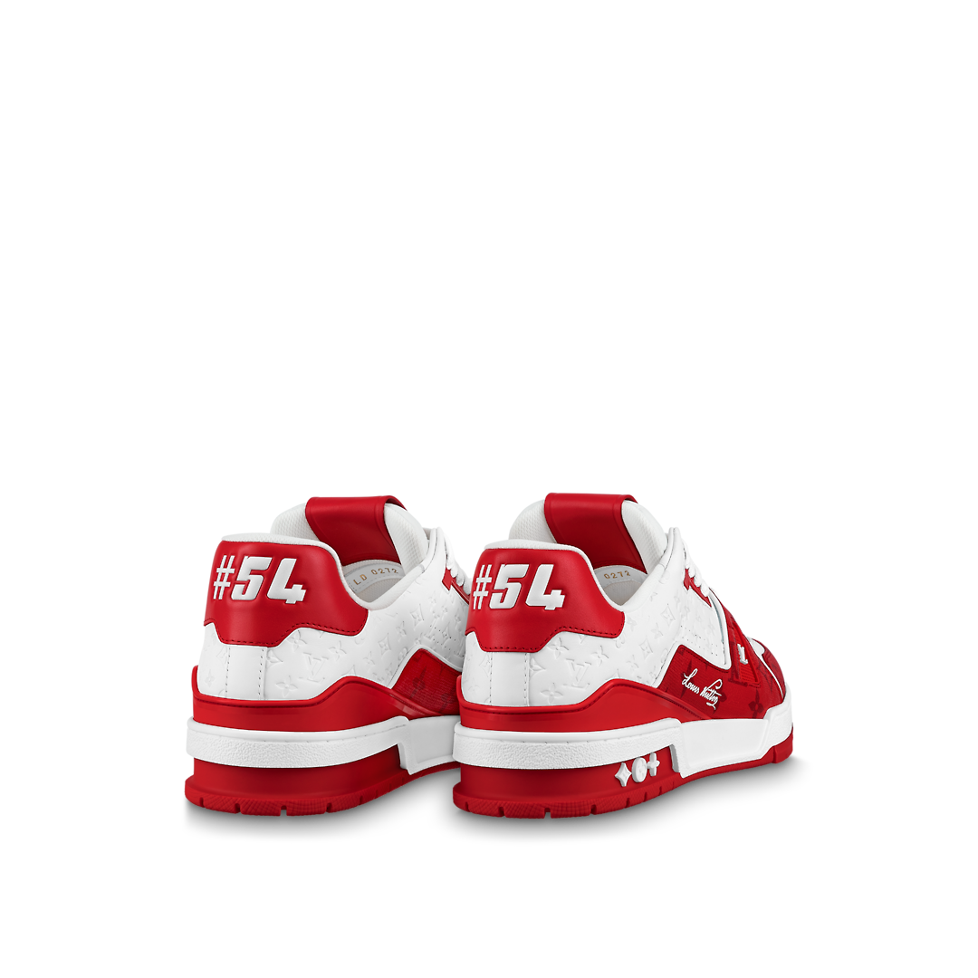 LOUIS VUITTON TRAINER RED / WHITE