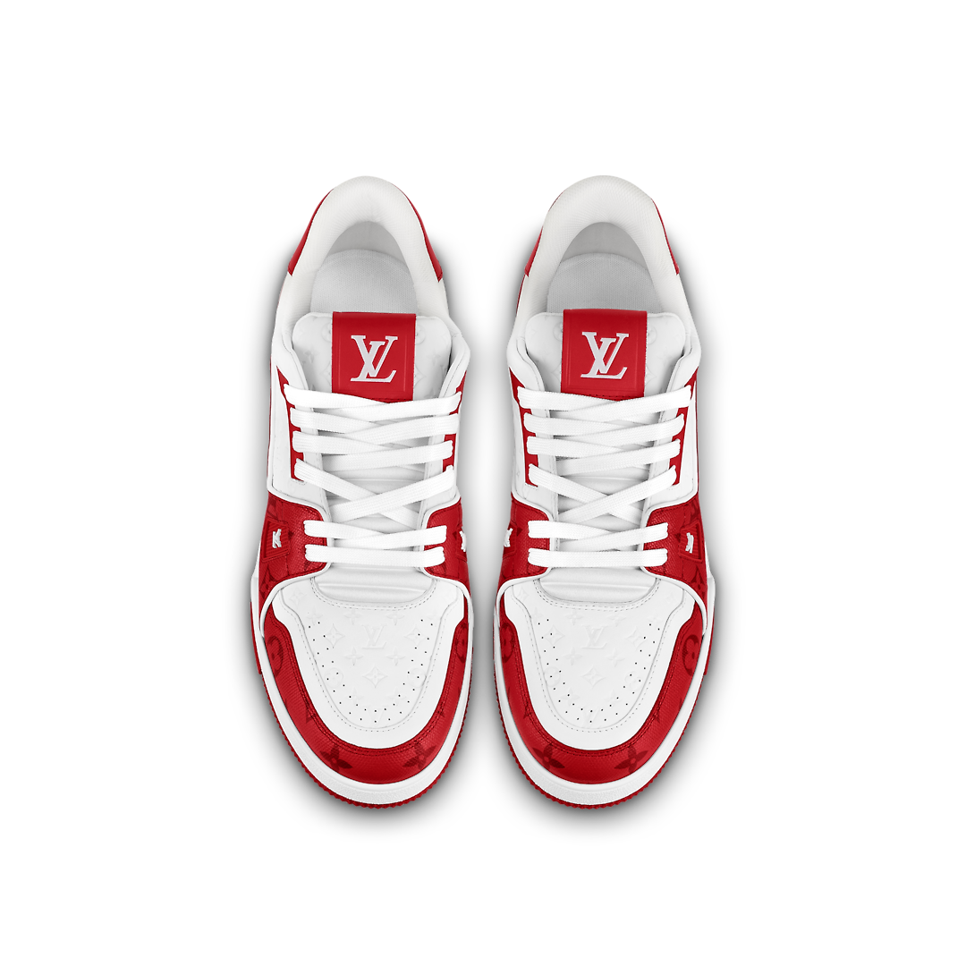 LOUIS VUITTON TRAINER RED / WHITE