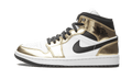 JORDAN SHOES JORDAN 1 MID METALLIC GOLD GS