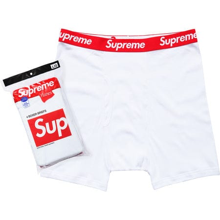 SUPREME CLOTHING SUPREME BOXER BRIEF WHITE