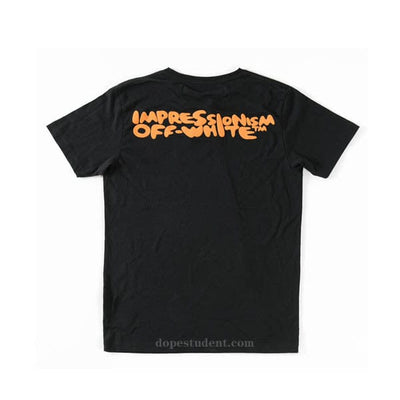 OFF WHITE CLOTHING OFF-WHITE LOGO PRINT T-SHIRT NOIR