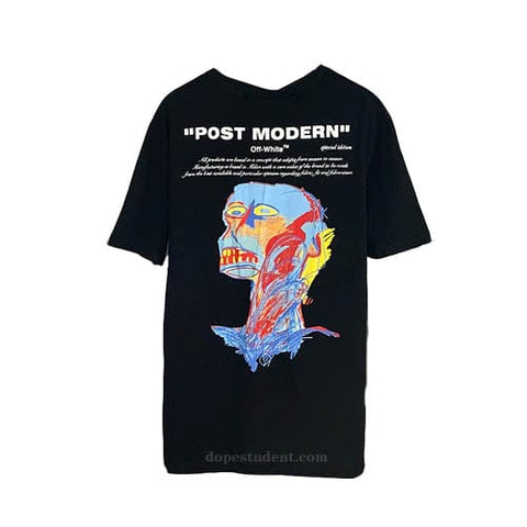 OFF WHITE CLOTHING OFF WHITE POSTMODERN JEAN BASQUIAT TEE BLACK