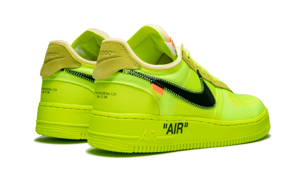NIKE X OFF WHITE AIRFORCE 1 VOLT ONE OF A KIND