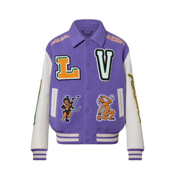 LOUIS VUITTON FW22 VARSITY JACKET PURPLE – ONE OF A KIND