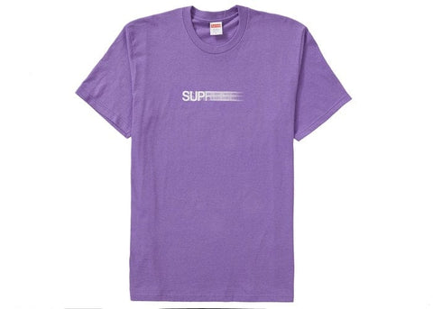 SUPREME CLOTHING SUPREME MOTION LOGO TEE SS20 PURPLE
