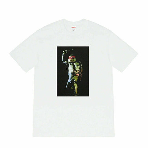 SUPREME CLOTHING SUPREME RAPHAEL TEE SHIRT WHITE SUP-RATWH