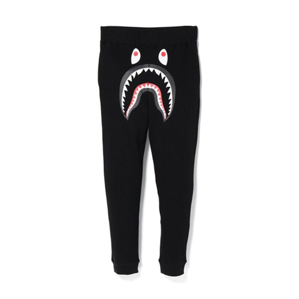 BAPE CLOTHING BAPE SHARK SLIM SWEATPANTS BLACK/GREEN