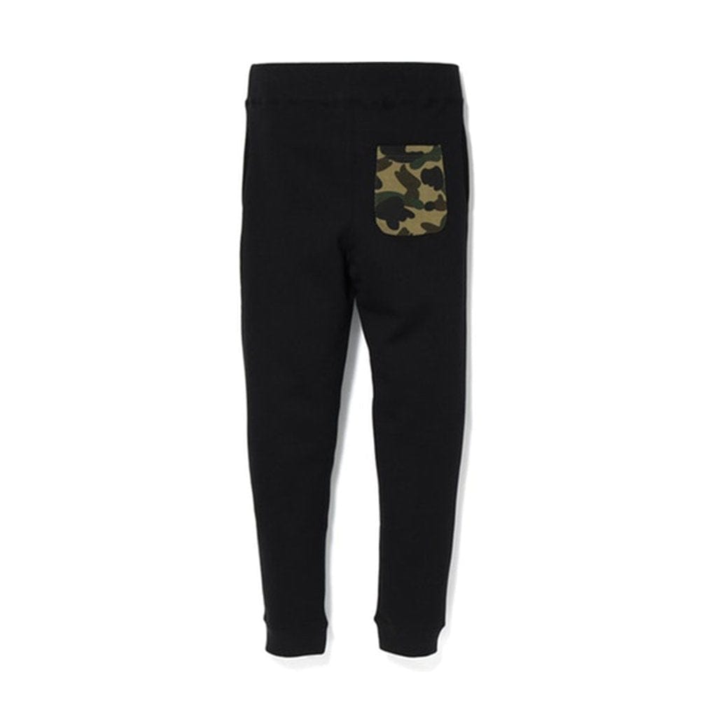 BAPE CLOTHING BAPE SHARK SLIM SWEATPANTS BLACK/GREEN