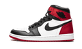JORDAN SHOES JORDAN 1 HIGH SATIN BLACK TOE