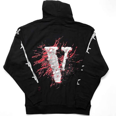 VLONE CLOTHING JUICE WRLD X VLONE ABYSS HOODIE BLACK