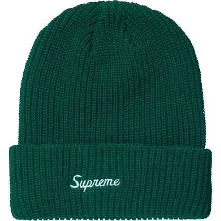 SUPREME ACCESSORIES SUPREME LOOSE GAUGE BEANIE GREEN