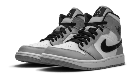 JORDAN 1 MID LIGHT SMOKE GREY GS – ONE OF A KIND JORDAN 1 MID LIGHT SMOKE GREY GS – ONE OF A KIND