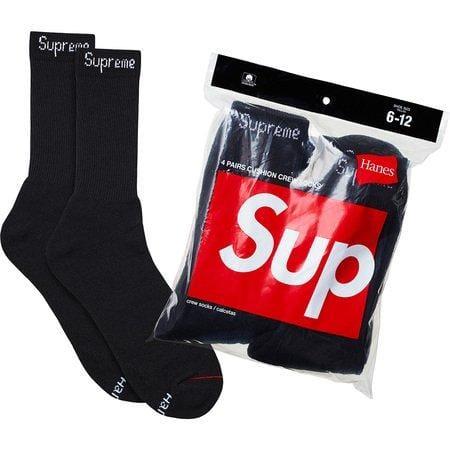 SUPREME CLOTHING SUPREME CREW SOCKS NOIR JmByjrfYX