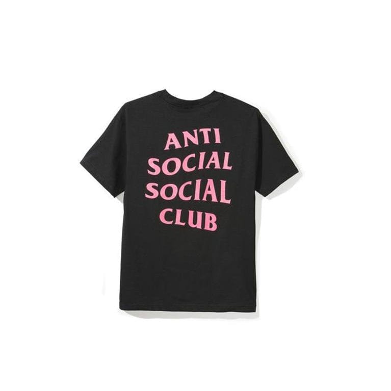 ANTI SOCIAL SOCIAL CLUB CLOTHING ANTI SOCIAL SOCIAL CLUB LOGO TEE BLACK/PINK